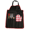 BBQ Utensil Set w/ Brush & Apron